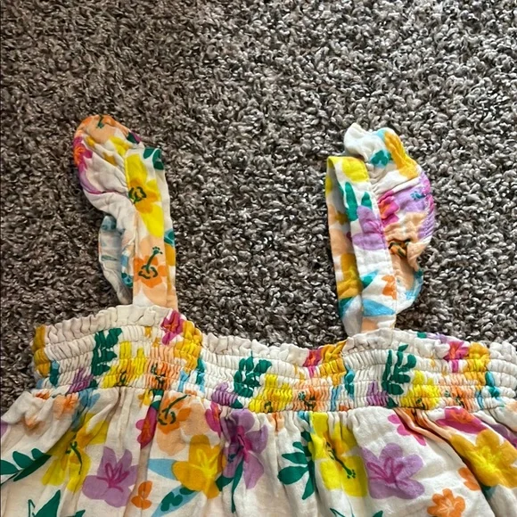 Cat & Jack Floral Tank Top - Multicolor - Picture 3 of 7